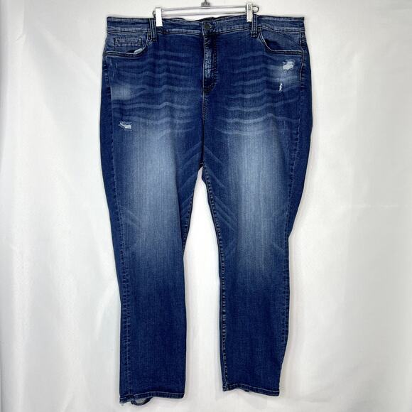 Kut From The Kloth Catherine Boyfriend Jeans Womens Plus Size 24W - Picture 1 of 12